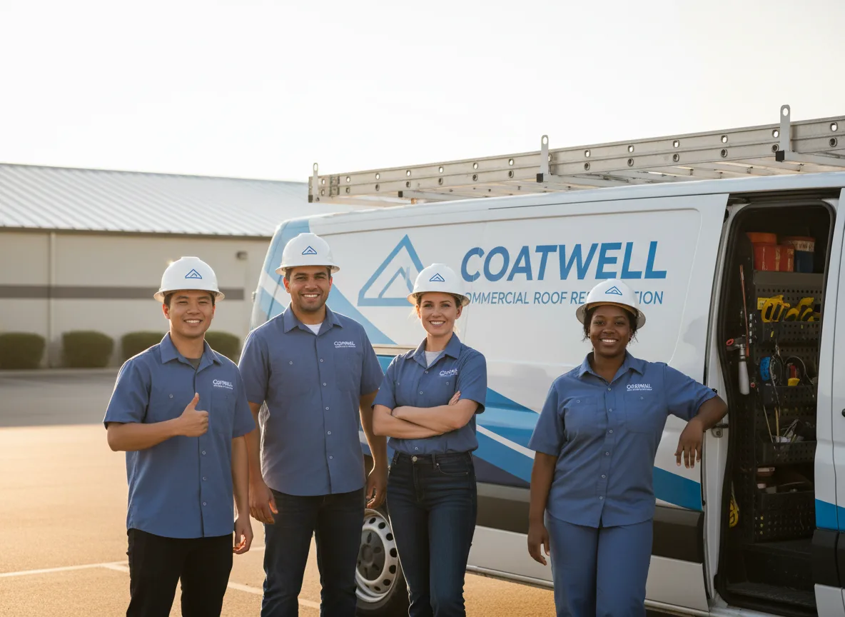 Commercial roof coating company in Wheatland, MO